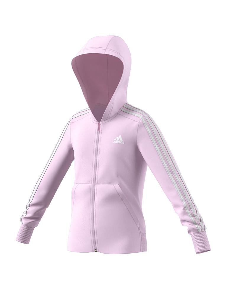 ADIDAS Mädchen Kapuzenjacke Essentials 3 Streifen rosa | 110 ADIDAS Mädchen Kapuzenjacke Essentials 3 Streifen rot | 110